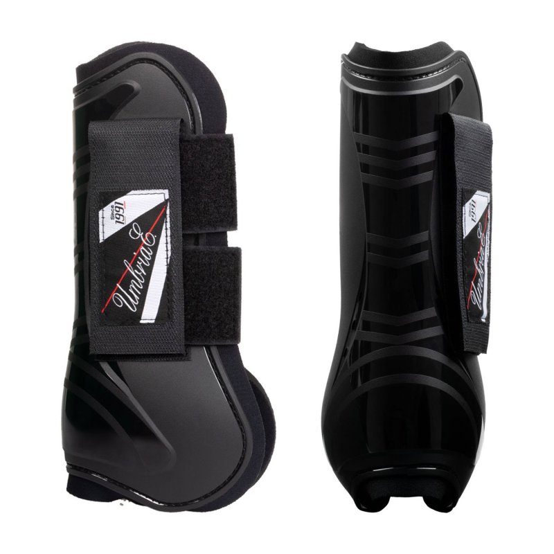 Umbria Equitazione Paratendini neoprene rinforzo plastica - Nero