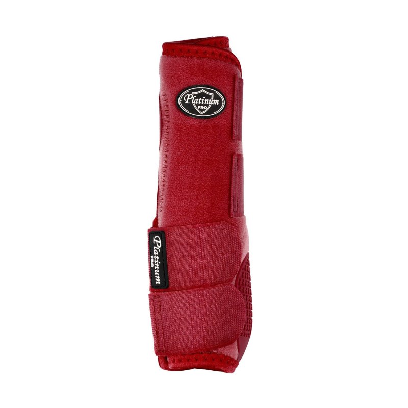 Platinum Pro Protezioni western anteriori anatomiche - Rosso