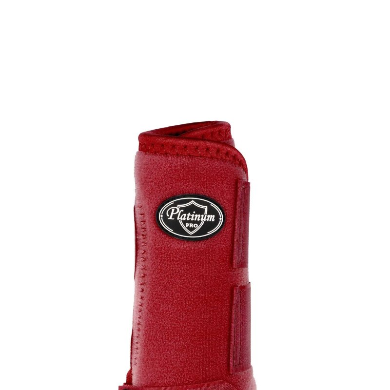 Platinum Pro Protezioni western anteriori anatomiche - Rosso