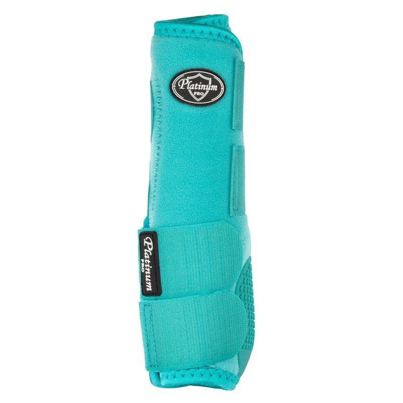 Platinum Pro Protezioni western anteriori anatomiche - Turchese