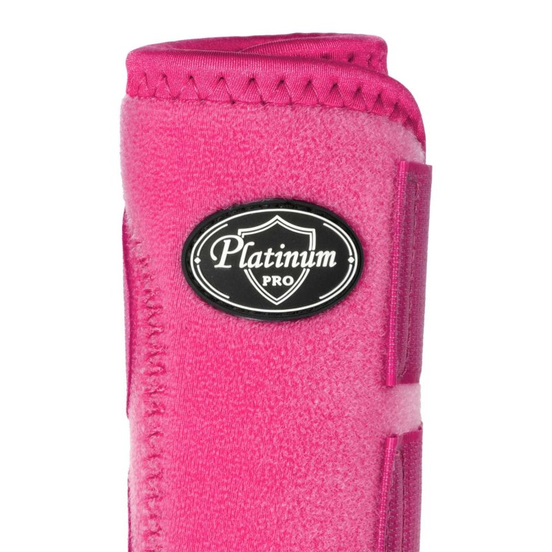 Platinum Pro Protezioni western posteriori anatomiche - Fucsia