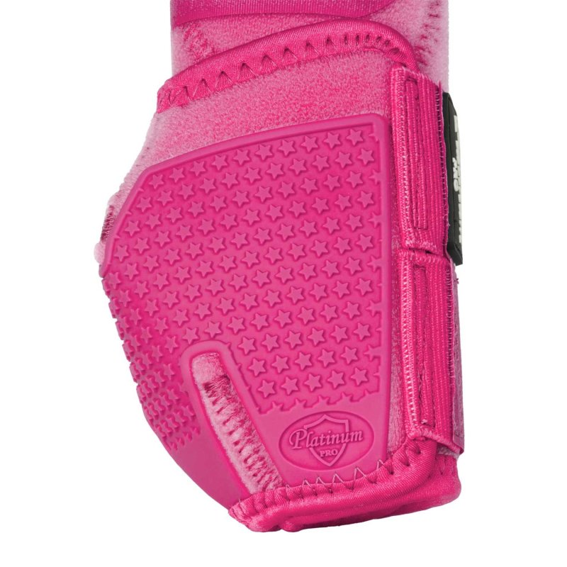 Platinum Pro Protezioni western posteriori anatomiche - Fucsia