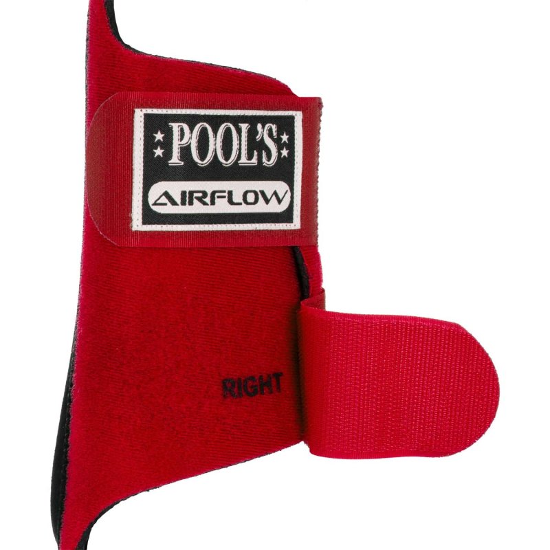 Pool's Stinchiere anteriori Airflow in neoprene - Rosso