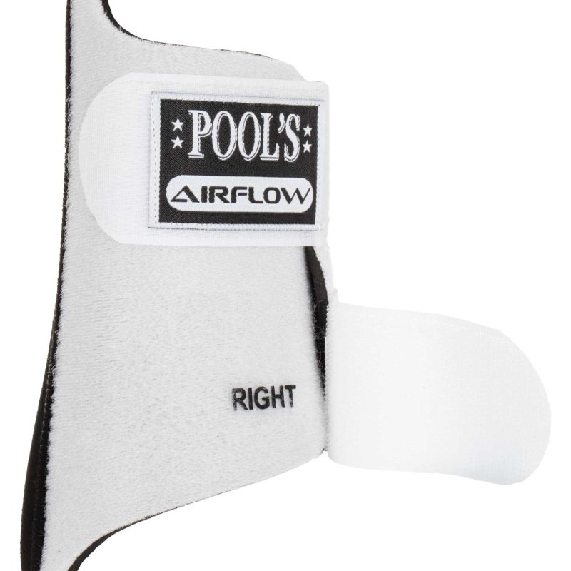 Pool's Stinchiere anteriori Airflow in neoprene - Bianco