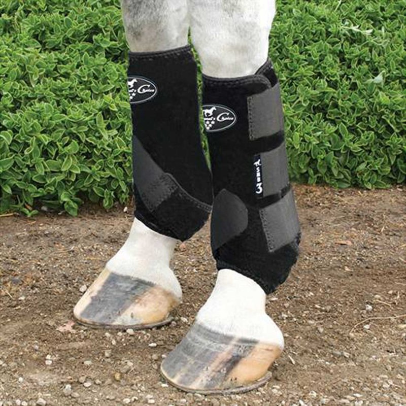 Professional's Choice Protezioni Combo Knee Boot 2XCool - Nero
