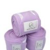 Acavallo Fasce pile antipilling chiusura a strappo - Lilla/Bianco