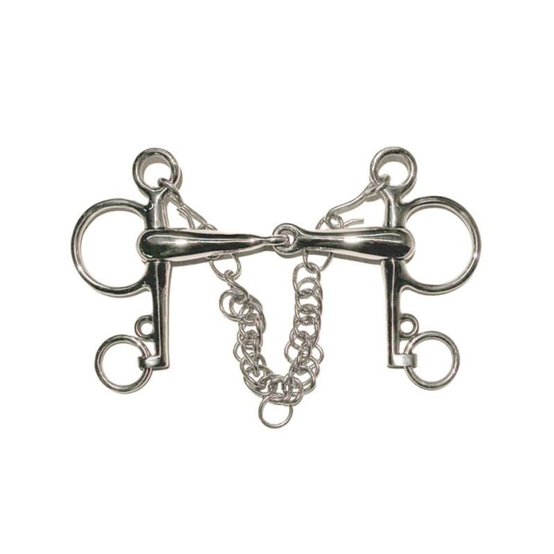 Tattini Pelham con aste corte in acciaio inox 19 mm