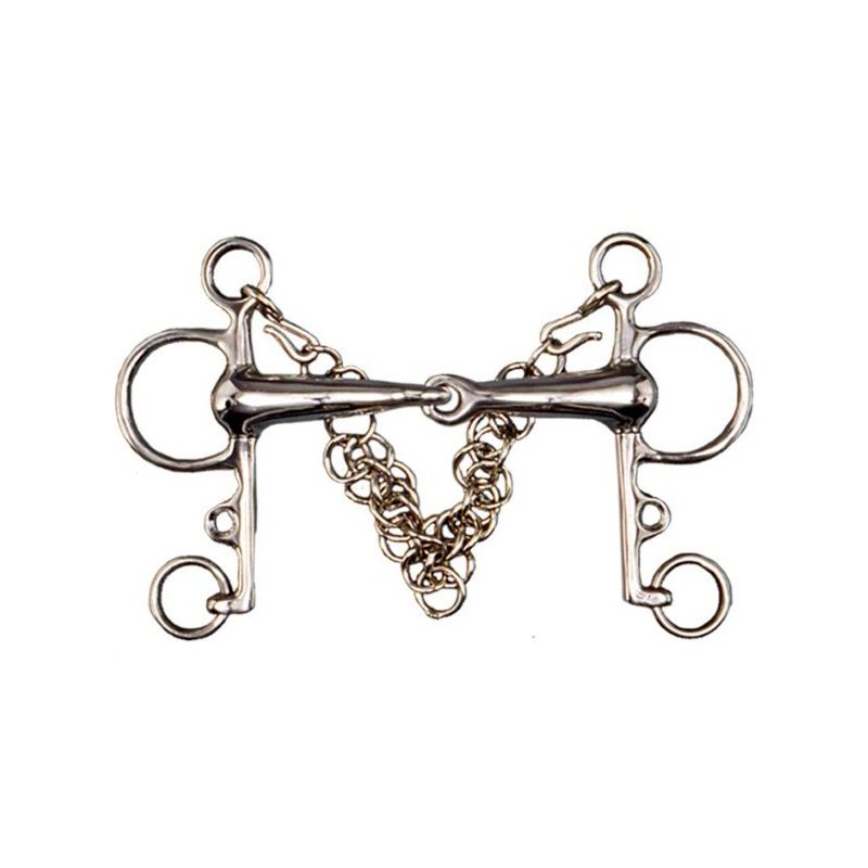 Tattini Pelham snodato vuoto in acciaio inox 19 mm