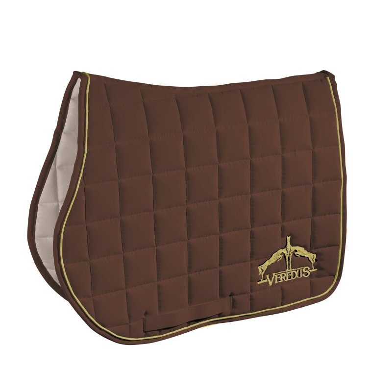 Veredus Saddlecloth Microfiber sottosella da salto - Marrone - M