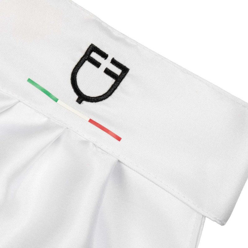 Equestro Plastron da concorso X FISE Bianco