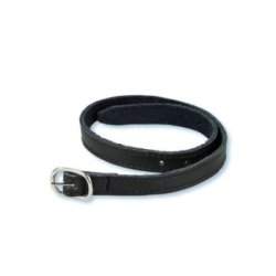 Stübben Lacciolini per speroni in pelle nera 45 cm