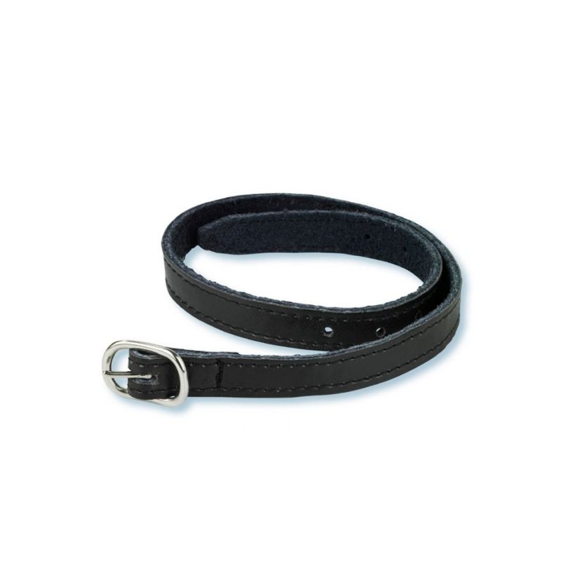 Stübben Lacciolini per speroni in pelle nera 45 cm