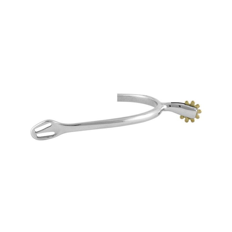 Supreme Speroni in acciaio inox con rotella dentata 25 mm