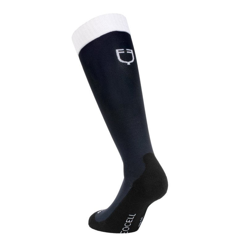 Equestro Box 3 pezzi calza tecnica unisex Basic - Blu navy