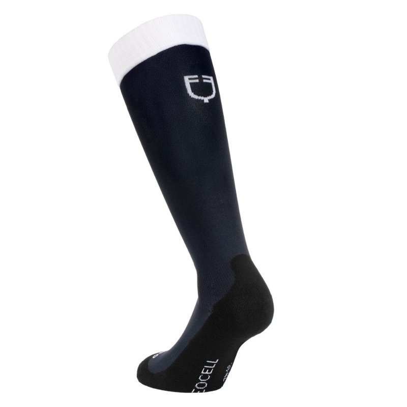 Equestro Box 3 pezzi calza tecnica unisex Basic - Blu navy