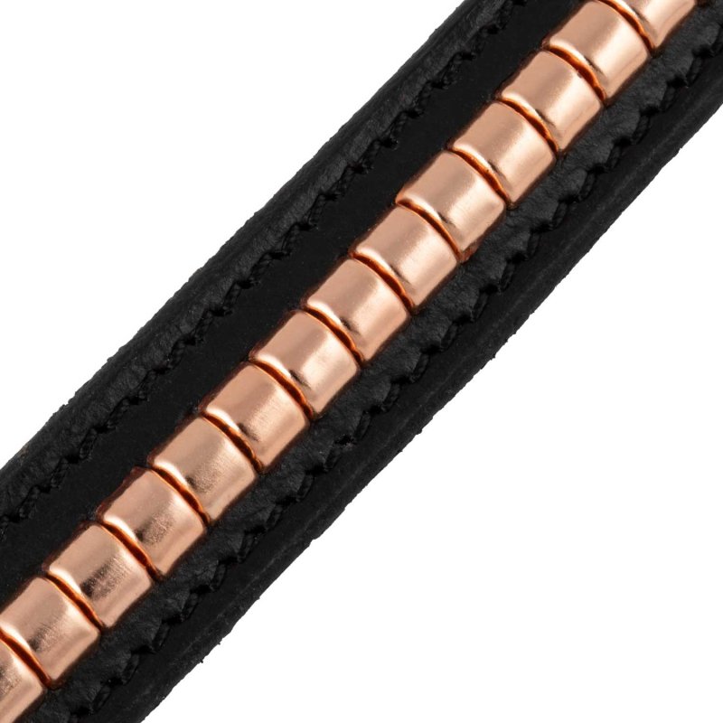 Equestro Cintura donna con clincher e fibbia filetto - Nero