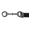 Equestro Cintura donna con fibbia filetto - Nero