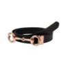 Equestro Cintura donna con fibbia filetto - Nero