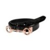 Equestro Cintura donna lucida con fibbia filetto - Nero