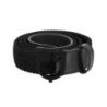 Equestro Cintura elastica con fibbia nera e logo - Nero