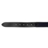Equestro Cintura elastica con fibbia nera e logo - Blu navy