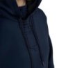 Equestro Felpa donna cut out con cappuccio - Blu navy