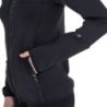 Equestro Felpa tecnica da donna in jersey con zip - Nero