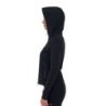 Equestro Felpa tecnica donna Ridertechnology 2.0 cappuccio - Nero