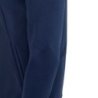 Equestro Felpa tecnica uomo con cappuccio e inserti micro mesh - Blu navy