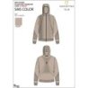 Equestro Felpa tecnica uomo con cappuccio e inserti micro mesh - OXFORD TAN (15-1306)
