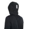 Equestro Felpa tecnica uomo con cappuccio e inserti micro mesh - Nero