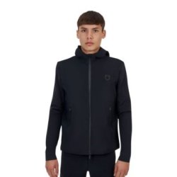 Equestro Felpa tecnica uomo Ridertechnology 2.0 cappuccio - Nero