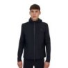Equestro Felpa tecnica uomo Ridertechnology 2.0 cappuccio - Nero