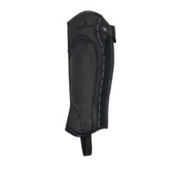 Equestro Ghette bambini con elastico morbido cuoio - Nero