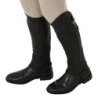 Equestro Ghette bambini con elastico morbido cuoio - Nero