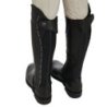 Equestro Ghette bambini con elastico morbido cuoio - Nero