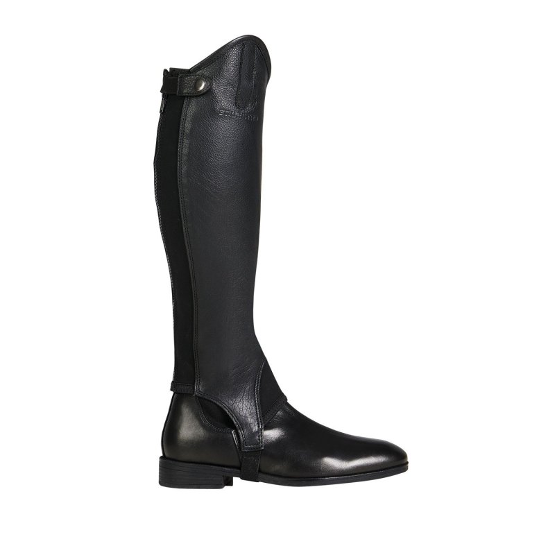 Equestro Ghette unisex con grip in silicone - Nero
