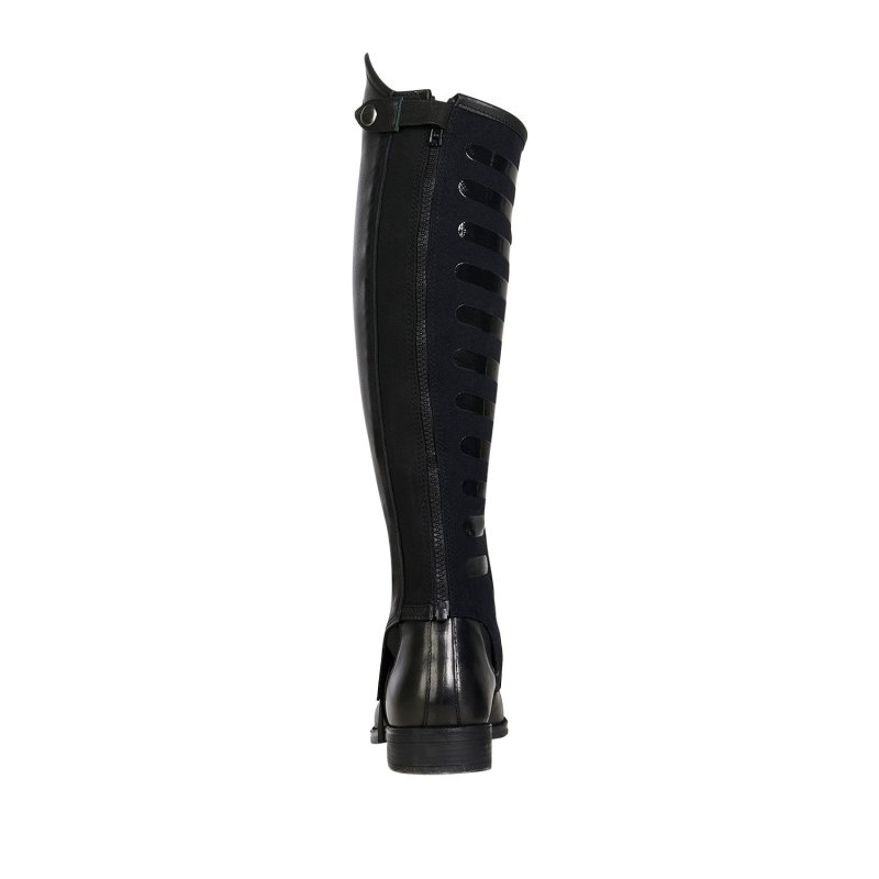 Equestro Ghette unisex con grip in silicone - Nero