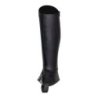Equestro Ghette unisex con zip e fascia elastica posteriore - Nero