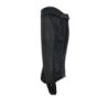 Equestro Ghette unisex fascia elastica con loghi - Nero