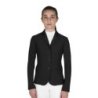 Equestro Giacca bambini unisex concorso zip e bottoni - Nero