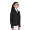 Equestro Giacca bambini unisex concorso zip e bottoni - Nero