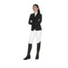 Equestro Giacca bambini unisex concorso zip e bottoni - Nero