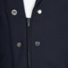 Equestro Giacca bambini unisex concorso zip e bottoni - Blu navy