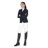 Equestro Giacca bambini unisex concorso zip e bottoni - Blu navy