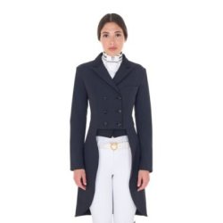 Equestro Frac donna da concorso in tessuto tecnico - Blu navy