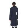 Equestro Frac donna da concorso in tessuto tecnico - Blu navy