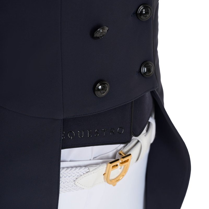 Equestro Frac donna da concorso in tessuto tecnico - Blu navy