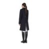 Equestro Frac donna in tessuto tecnico con strass - Nero