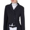 Equestro Frac donna in tessuto tecnico con strass - Nero